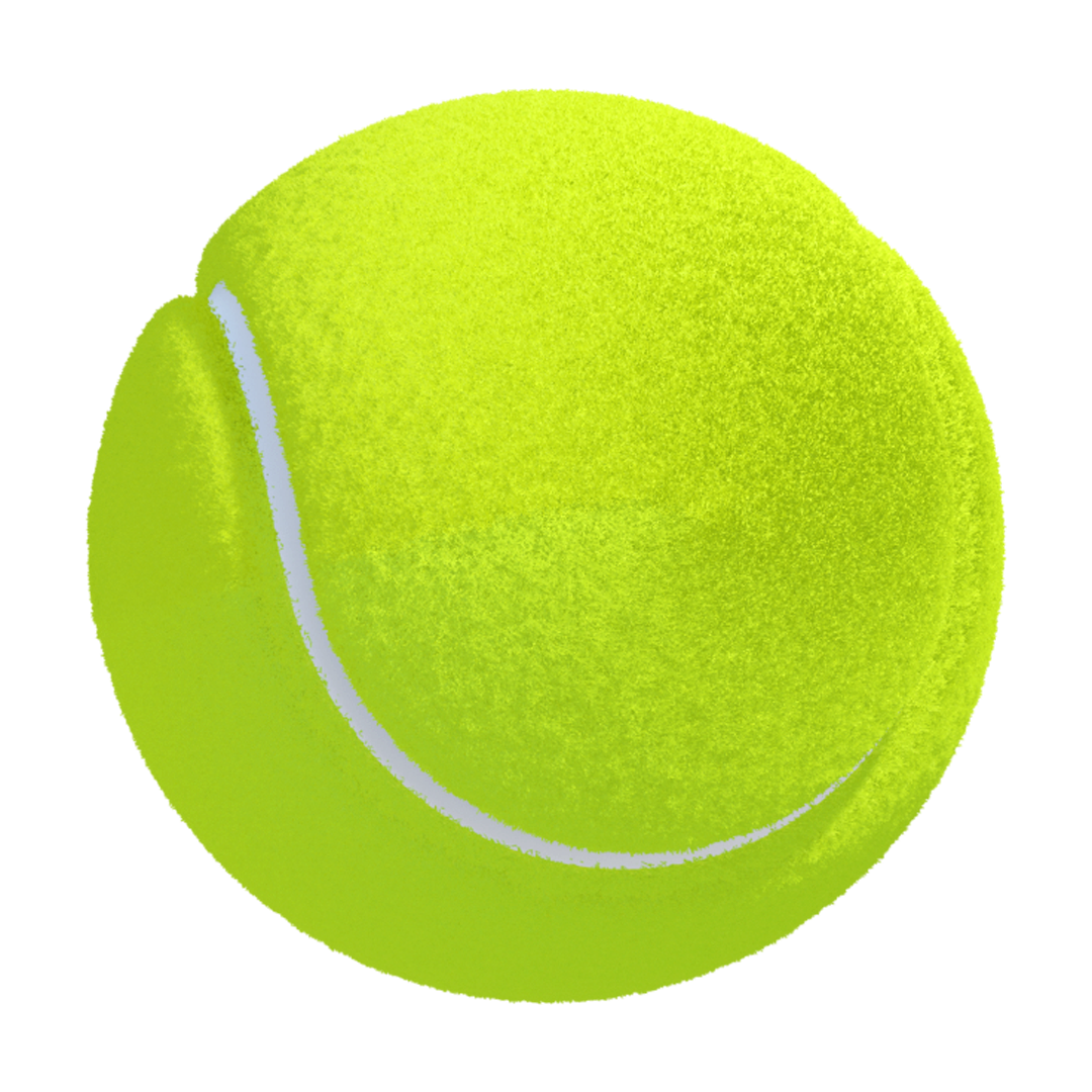3D bulit Tennisball